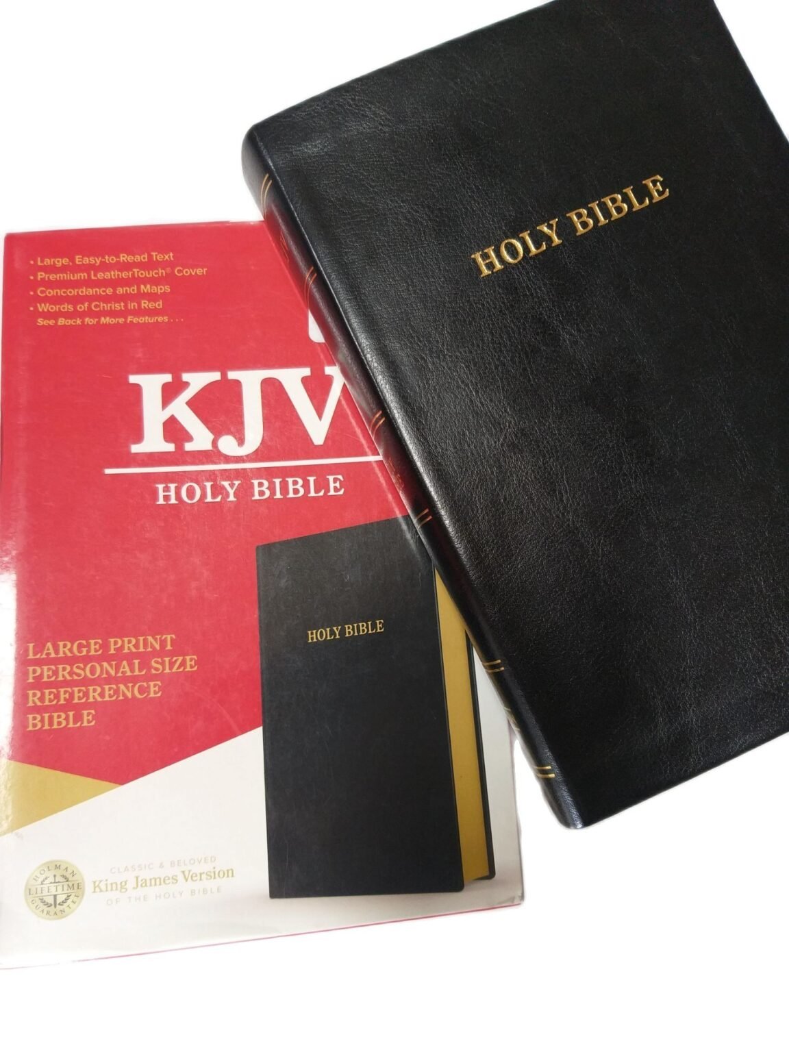 Biblia KJV Letra Grande Negro Ingles Librería Elim