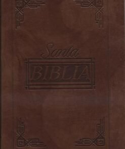 Biblia RVR066eLM/ Café Canto pintado/ Sin cierre
