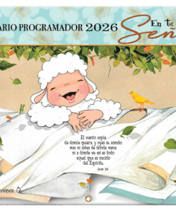 Calendario Ovejitas Programador 2026 / Verde - En Ti Confío Señor