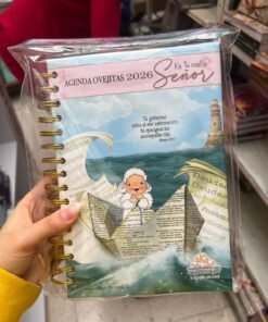 Agenda Ovejitas 2026 - Azul - Confío en ti Señor